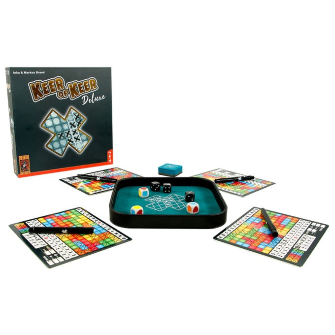Load image into Gallery viewer, 999games 999 games keer op keer deluxe dobbelspel (nederlands, 1 - 6 spelers, 20 minuten, vanaf 8 jaar)