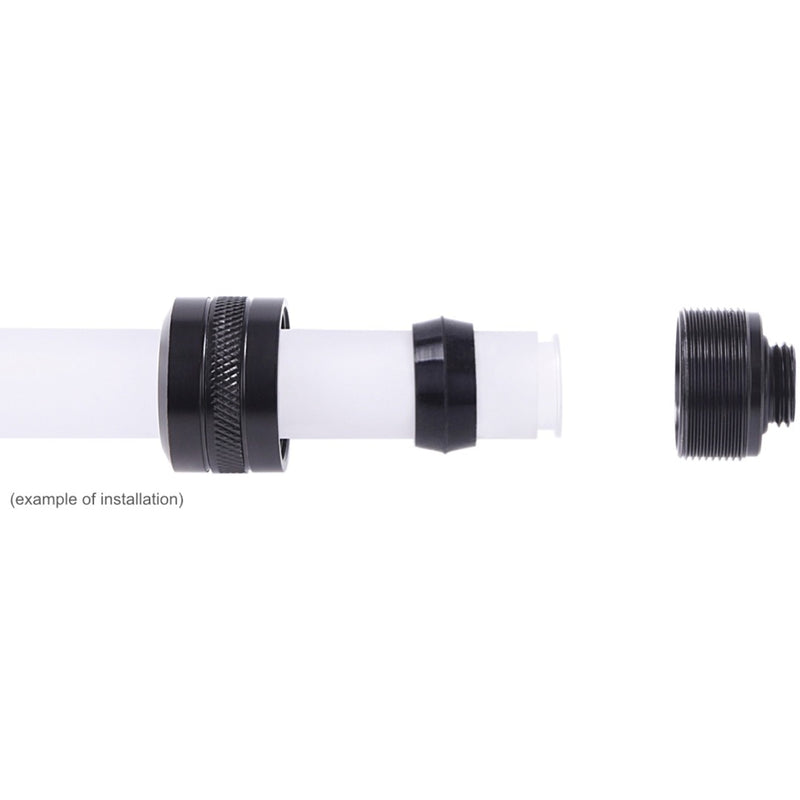 Load image into Gallery viewer, Alphacool eiszapfen pro 13 mm hardtube fitting g1 4 - deep black verbinding (zwart (mat))