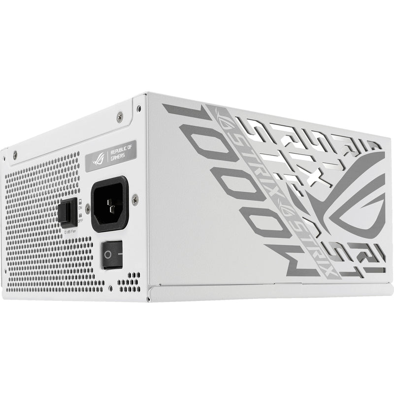 Load image into Gallery viewer, Asus rog strix platinum white edition modulaire 1000 watt voeding (wit, 1x 12v-2x6, 4x pcie)