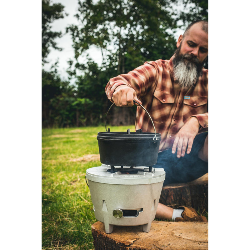 Afbeelding laden in galerijviewer, The windmill dutch oven 4,5 qt kookpan (zwart, ø 25.5 cm | 3.8 liter)