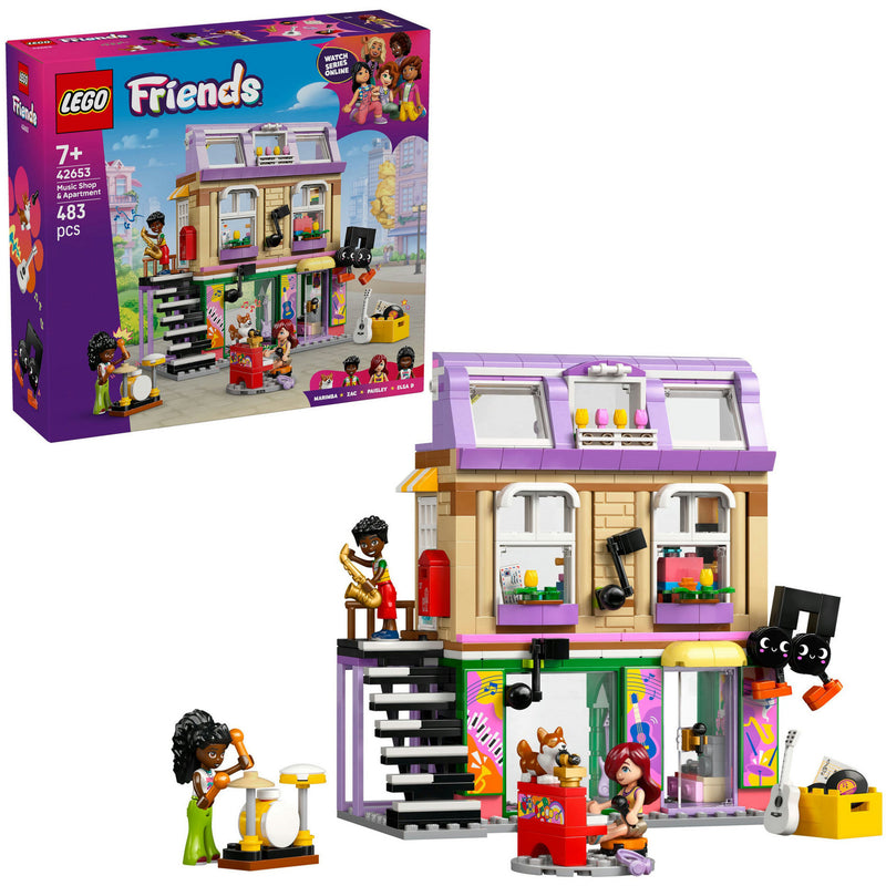 Load image into Gallery viewer, Lego friends 42653 muziekwinkel en appartement