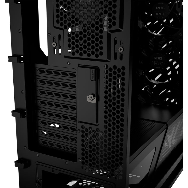Load image into Gallery viewer, Asus rog strix helios ii gx601s midi tower behuizing (zwart | 4x usb-a | 2x usb-c | rgb | tempered glass)