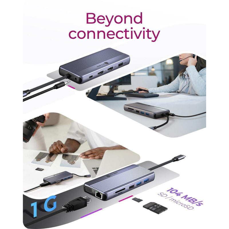 Load image into Gallery viewer, Icy box ib-dk4062-cpd 12-in-1 dockingstation (aluminium)