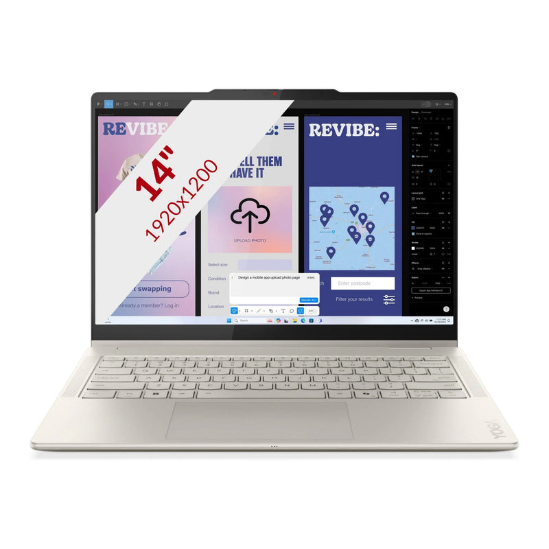 Load image into Gallery viewer, Lenovo yoga 7 2-in-1 14ill10 (83jq00fvmh) 14 copilot+ laptop (hoogglans wit | core ultra 5 226v | intel arc graphics 130v | 16 gb | 512 gb ssd | touch)