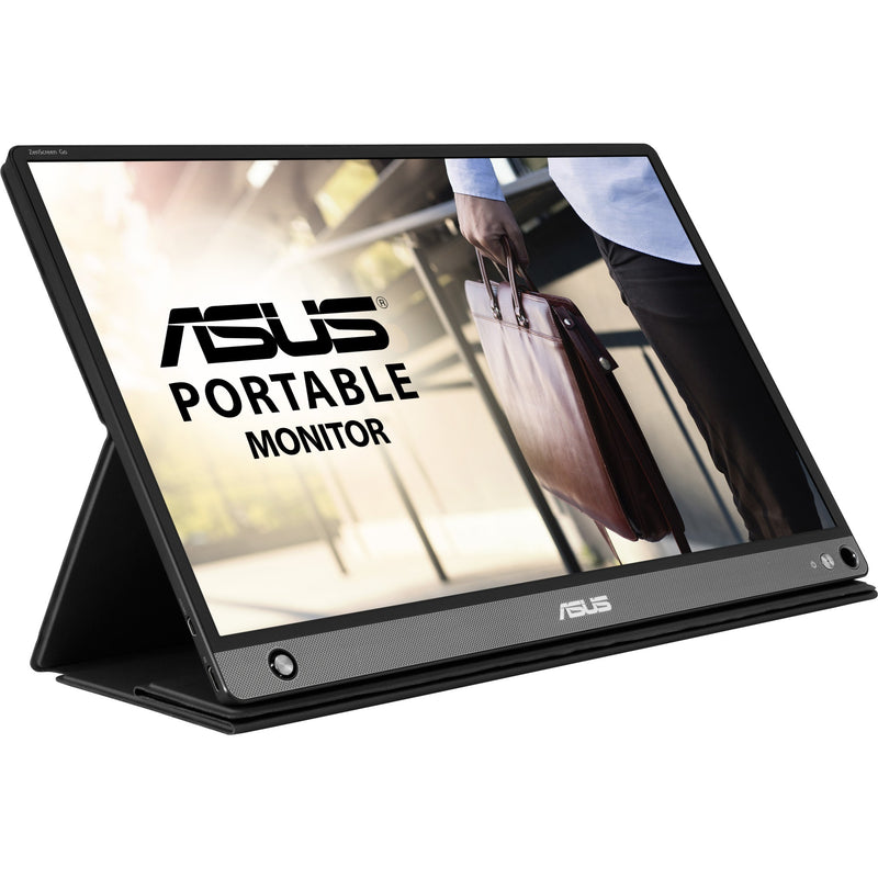 Load image into Gallery viewer, Asus zenscreen go mb16ahp 15.6 monitor (zwart, micro-hdmi, usb-c, micro-usb)