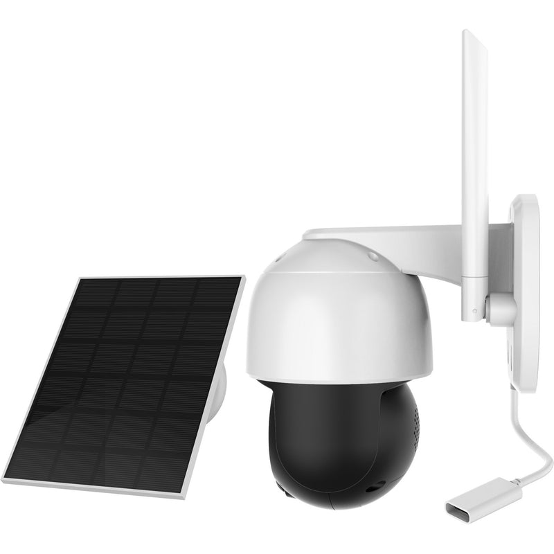 Afbeelding laden in galerijviewer, Foscam b4, 100% draadloze 2k 4mp pan tilt batterijcamera (wit)