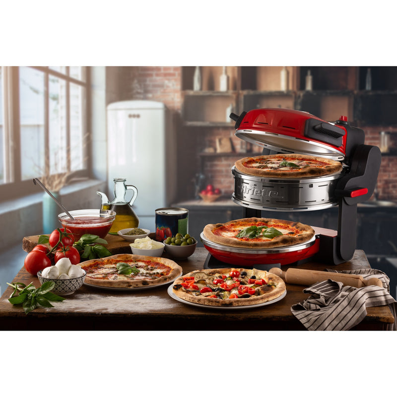 Afbeelding laden in galerijviewer, Ariete dubbele pizzaoven 0927 00 (rood)