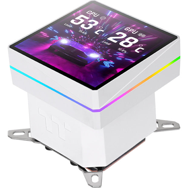Load image into Gallery viewer, Thermaltake th360 v3 ultra argb sync aio liquid cooler - snow edition waterkoeling (wit)