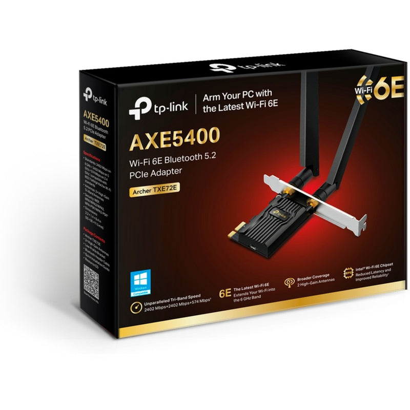 Load image into Gallery viewer, Tp-link archer txe72e axe5400 wi-fi 6e bluetooth 5.3 pcie