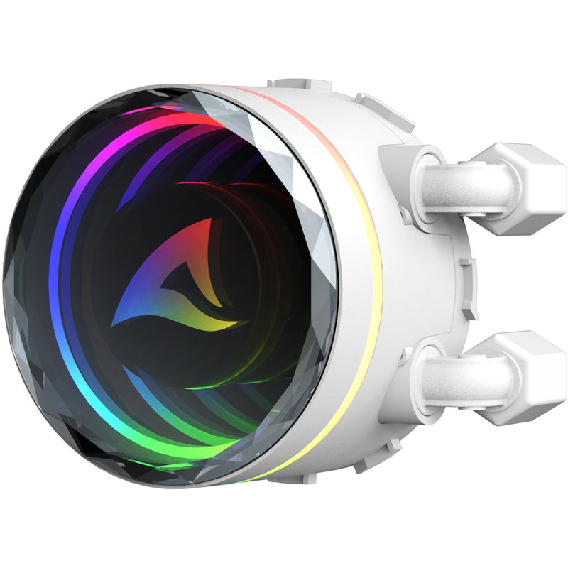Load image into Gallery viewer, Sharkoon s80 rgb white waterkoeling (wit, 4-pins pwm fan-connector)