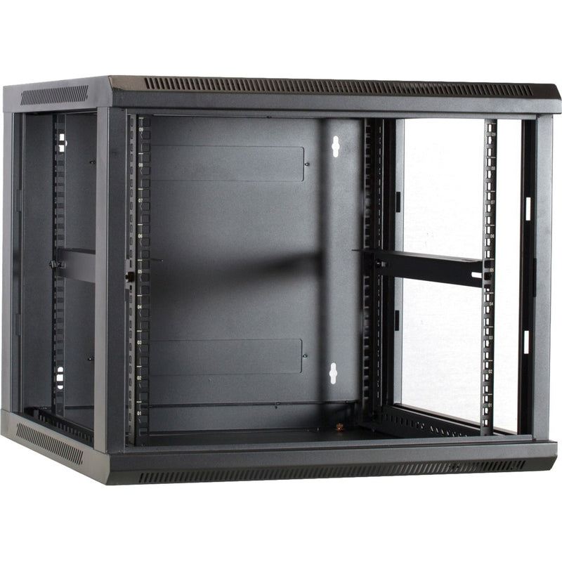 Load image into Gallery viewer, Dsi 9u wandkast met glazen deur - ds6609 server rack (zwart, 600 x 600 x 500mm)