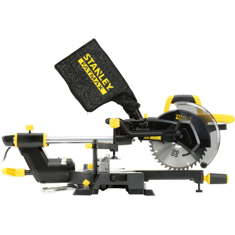 Load image into Gallery viewer, Stanley 1500w 216mm afkort- en verstekzaag met zaagtafel (geel zwart)