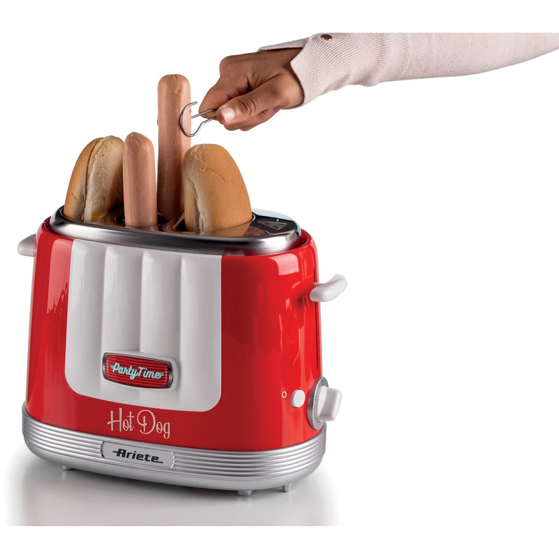 Load image into Gallery viewer, Ariete party time hotdogmaker 0206 00 hot dog maker (rood wit)