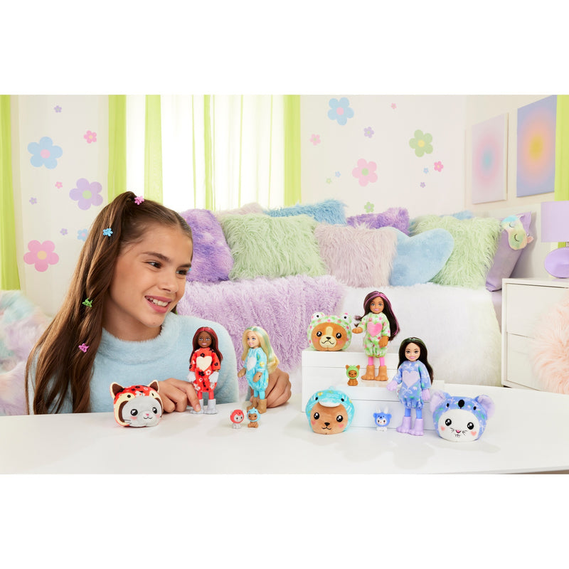 Load image into Gallery viewer, Barbie cutie reveal chelsea - costume cuties serie - kitty red panda pop
