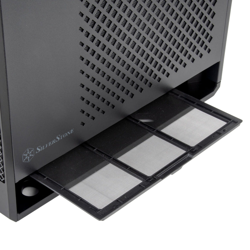 Load image into Gallery viewer, Silverstone alta g1m midi tower behuizing (zwart | 2x usb-a | 1x usb-c)