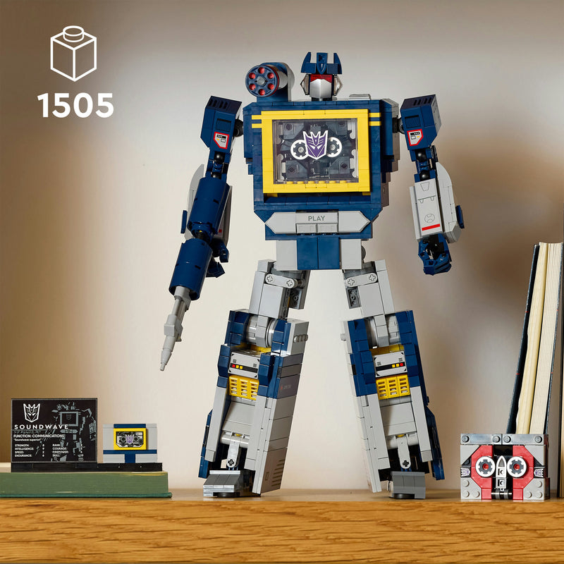 Load image into Gallery viewer, Lego icons - transformers: soundwave constructiespeelgoed (10358)