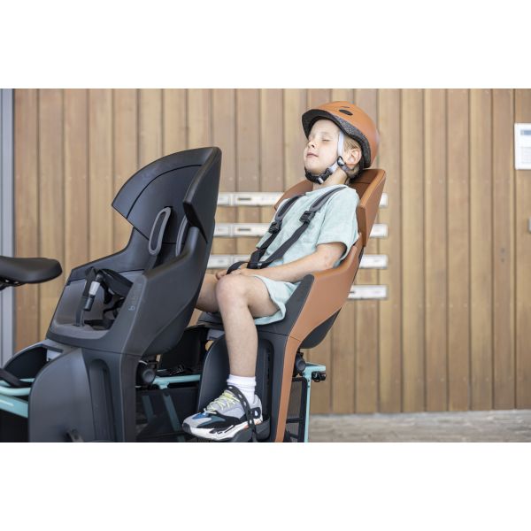 Load image into Gallery viewer, Bobike kinderzitje achter evolve maxi - framebevestiging - cinnamon brown