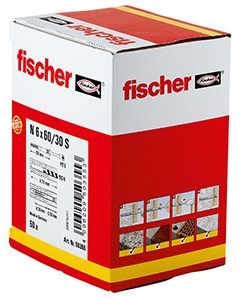 Load image into Gallery viewer, Fischer n 6x60 30 s nagelplug 50 st - 50355
