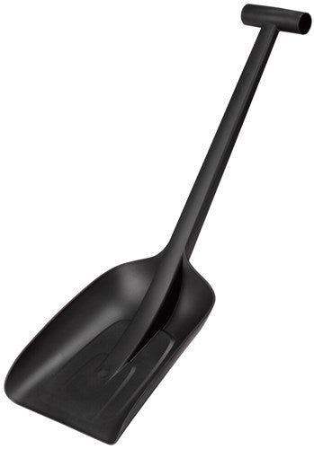 Afbeelding laden in galerijviewer, Fiskars solid™ sneeuwschep - sneeuwschep metaal - 63 cm - sneeuwschep auto - sneeuwschuiver - compact - zwart