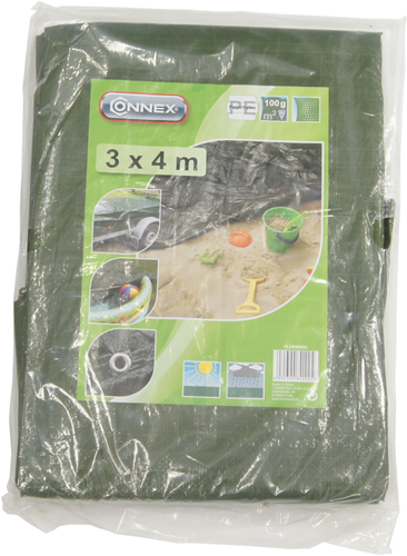 Load image into Gallery viewer, Connex afdekzeil 3x4m pp pe profi 100g - flor80405