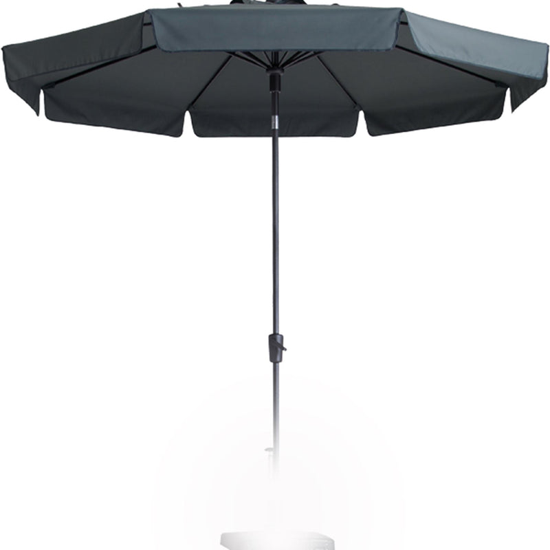 Load image into Gallery viewer, Madison parasol flores 300 8,draaisysteem+volant grijs