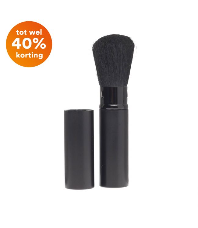 Load image into Gallery viewer, Face nail blusherkwast automatisch zwart zonder blister