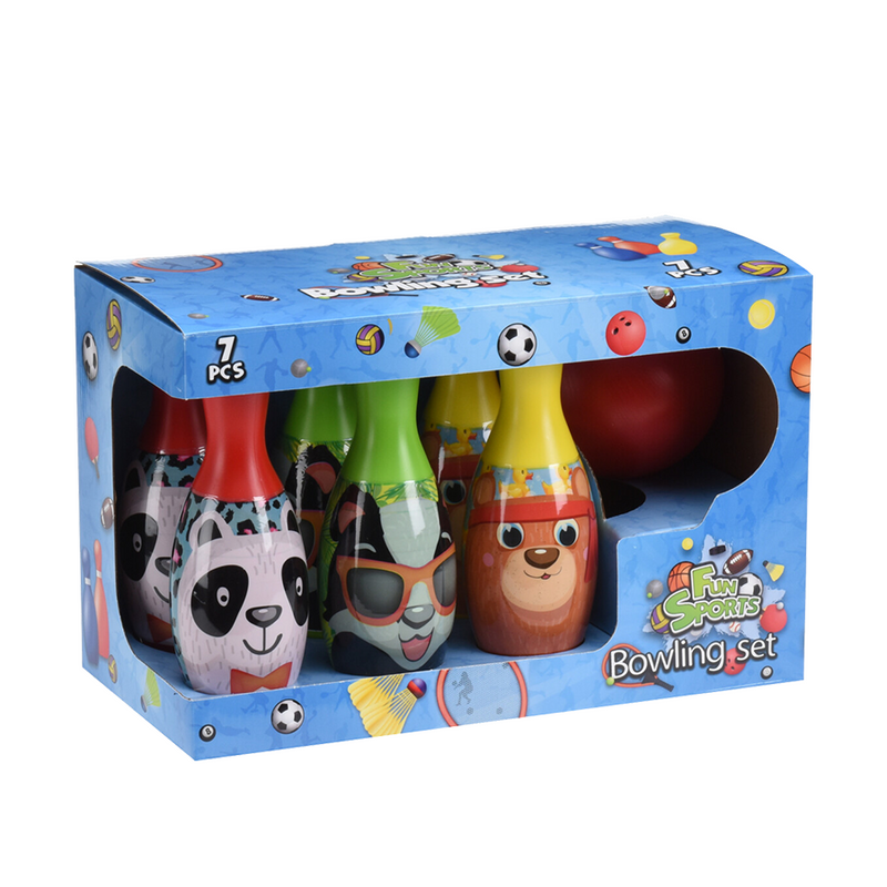 Load image into Gallery viewer, Bongers speelgoed fun sports bowling set 7-delig