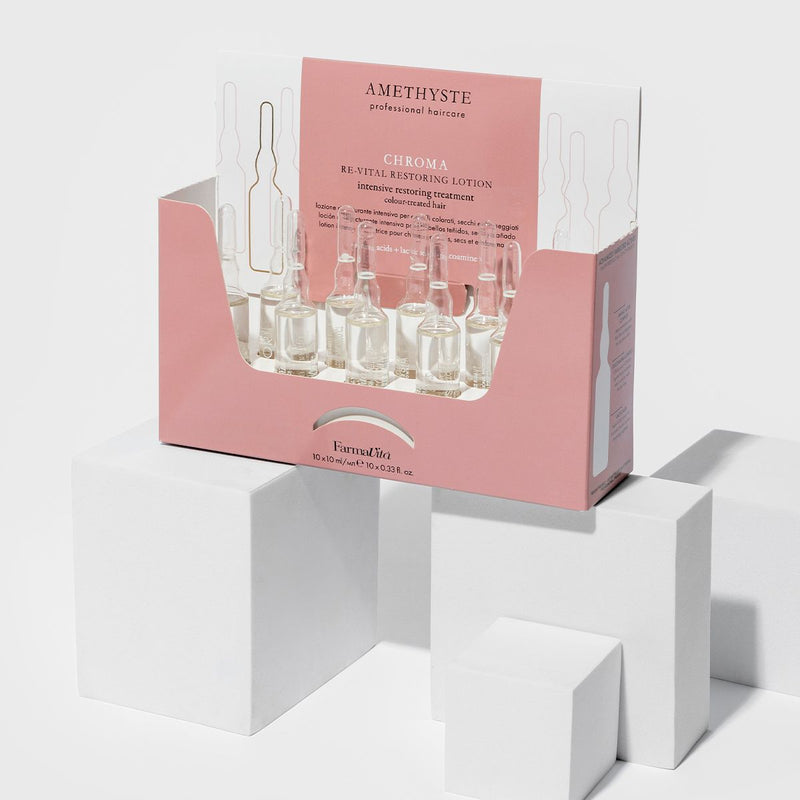 Load image into Gallery viewer, Farmavita amethyste chroma re-vital restoring lotion 10x10ml