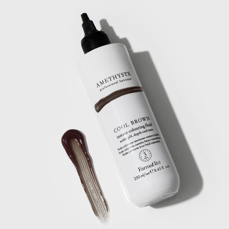 Load image into Gallery viewer, Farmavita amethyste instant colouring fluid cool brown 250ml