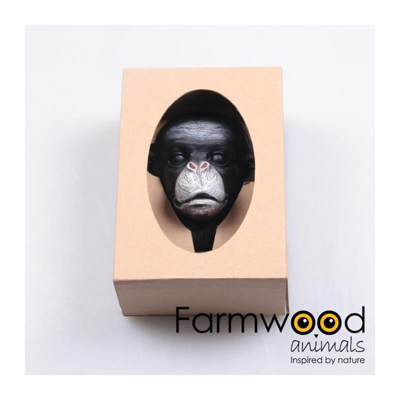 Load image into Gallery viewer, Farmwood animals kapstok haak hook'd! aap 4,5x8x12,5cm