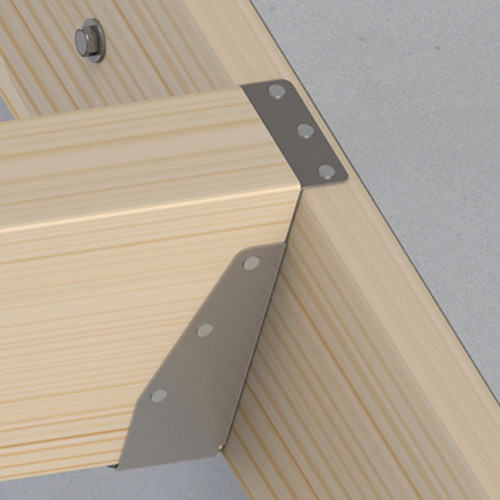 Load image into Gallery viewer, Gb balkdrager s-kl 71x196 verzinkt | 10 stuks - 094560010