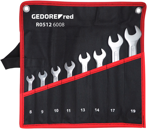Load image into Gallery viewer, Gedore red r05126008 | dubbele steeksleutelset | kort | 6-22 mm | 8-delig - r05126008