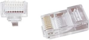 Afbeelding laden in galerijviewer, Enzo gembird modulaire plug rj45 doorsteekmontage 50 stuks - 2575196