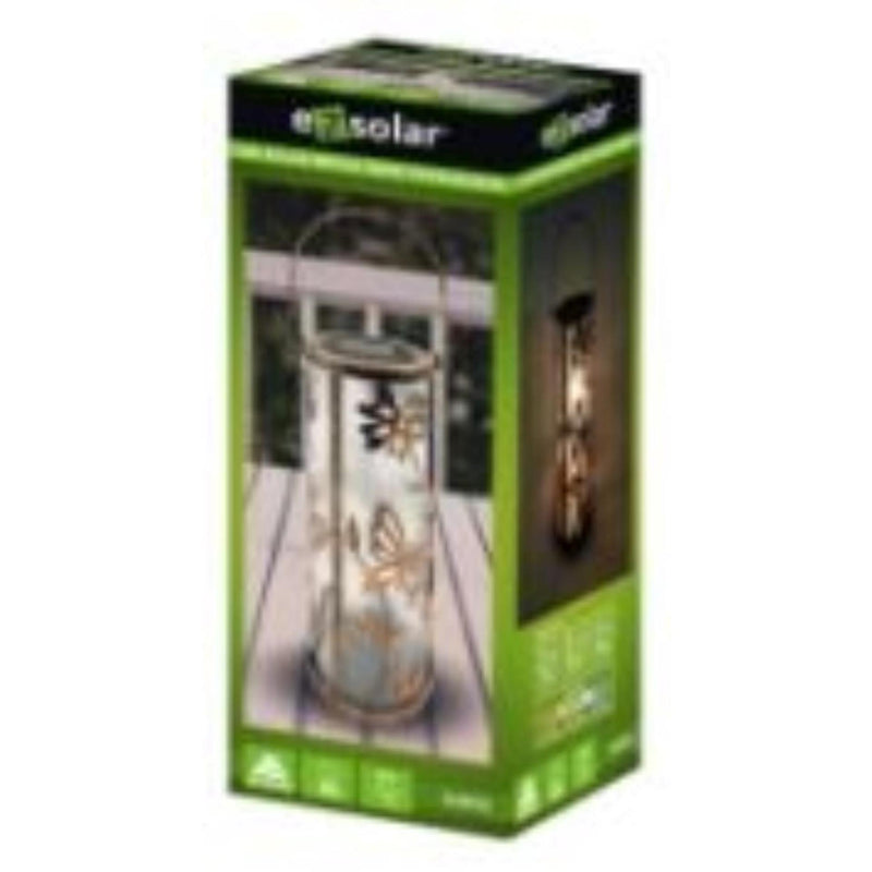 Load image into Gallery viewer, Ezolar led solar tafellamp vlinder metaal met sensor ã˜11x28,5cm