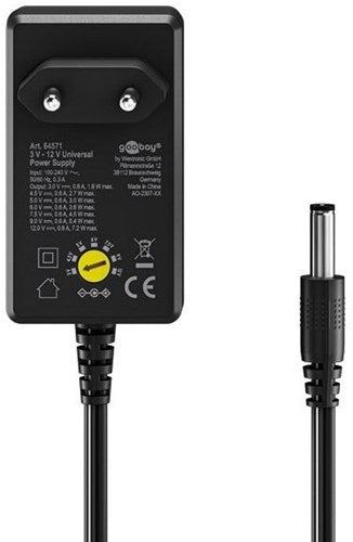 Afbeelding laden in galerijviewer, Enzo goobay netvoeding 600ma 7,2w gestabiliseerd - 7795510
