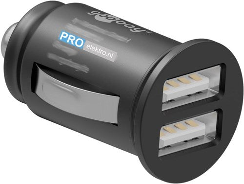 Load image into Gallery viewer, Enzo goobay usb autolader dubbel 12v-24v 2,4a - 9540127