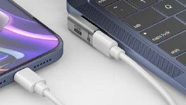 Load image into Gallery viewer, Enzo goobay usb-c adapter | male female | verticaal | gedraaid | 90 graden adapter - 9550435
