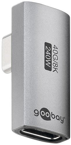 Load image into Gallery viewer, Enzo goobay usb-c adapter | male female | verticaal | gedraaid | 90 graden adapter - 9550435