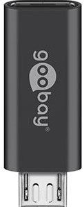 Load image into Gallery viewer, Enzo goobay usb-micro naar usb-c adapter zwart - 9550415