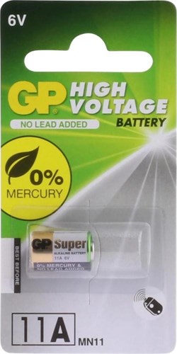 Load image into Gallery viewer, Gp 11a batterij alkaline 11a mn11 6 v super 1-blister