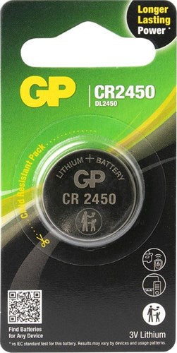Load image into Gallery viewer, GP - CR2450 Lithium-knoopcel 3V 1PK