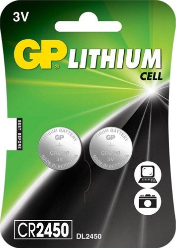 Afbeelding laden in galerijviewer, Gp cr2450 lithium 3volt blister 2 - 3212339
