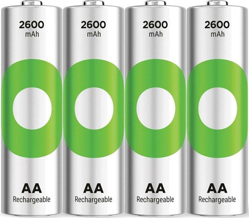 Afbeelding laden in galerijviewer, Gp nimh oplaadbare batterij aa 2600ma blister(4) - 3311452
