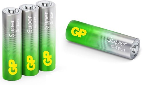 Load image into Gallery viewer, Super alkaline AA-batterijen 4PK