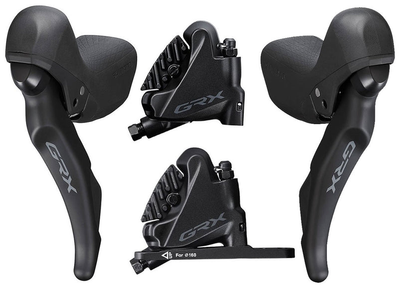 Load image into Gallery viewer, Shimano rx st-rx600+br-rx400 2x11-speed disc brake set