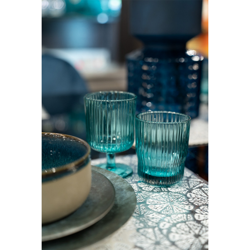 Afbeelding laden in galerijviewer, Gusta wijnglas blauw 250ml