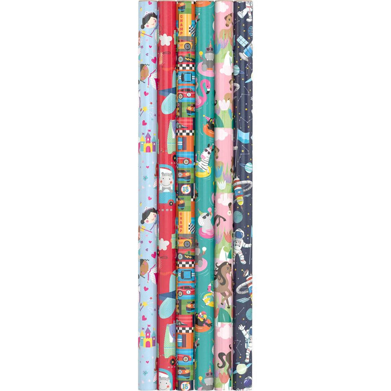 Afbeelding laden in galerijviewer, Kadopapier kids rol 200x70cm
