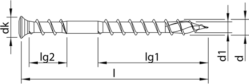 Afbeelding laden in galerijviewer, Heco -topix-plus a2 5,0 x 60 vlonderschroef lk t-20 okd; 200 stuks - hc61769