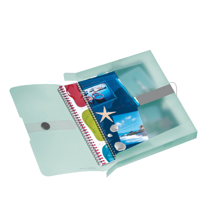 Load image into Gallery viewer, Herlitz documentbox a4 4cm pastel mint