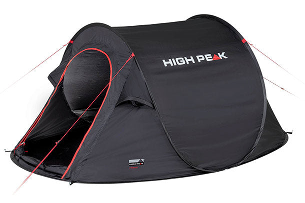 Load image into Gallery viewer, High peak Vision 2.0 Pop-up Tent 2-persoons 235 x 140 cm Zwart